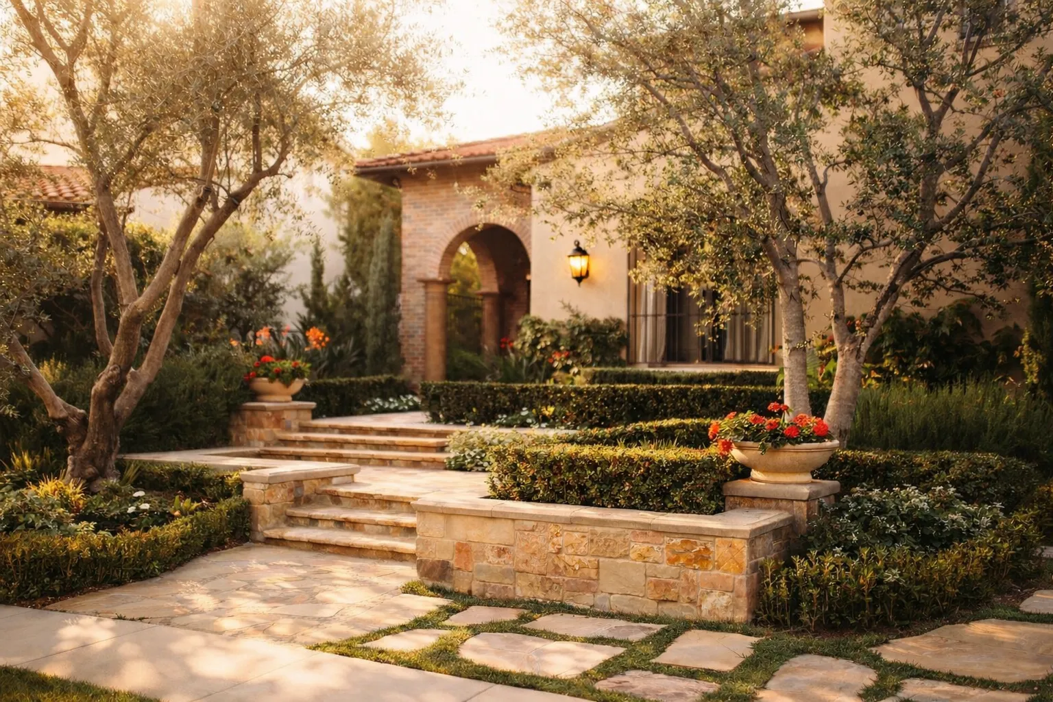 Front yard planting design