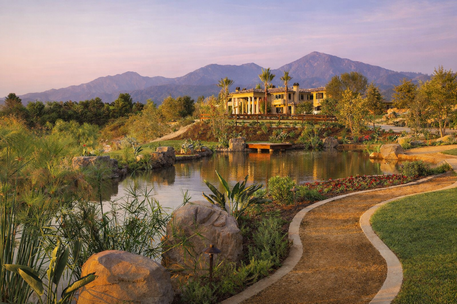 Elegant landscape design