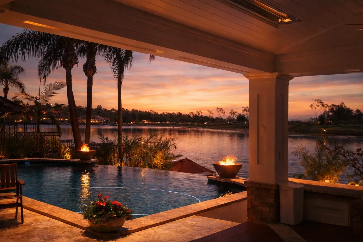 Backyard pool retreat