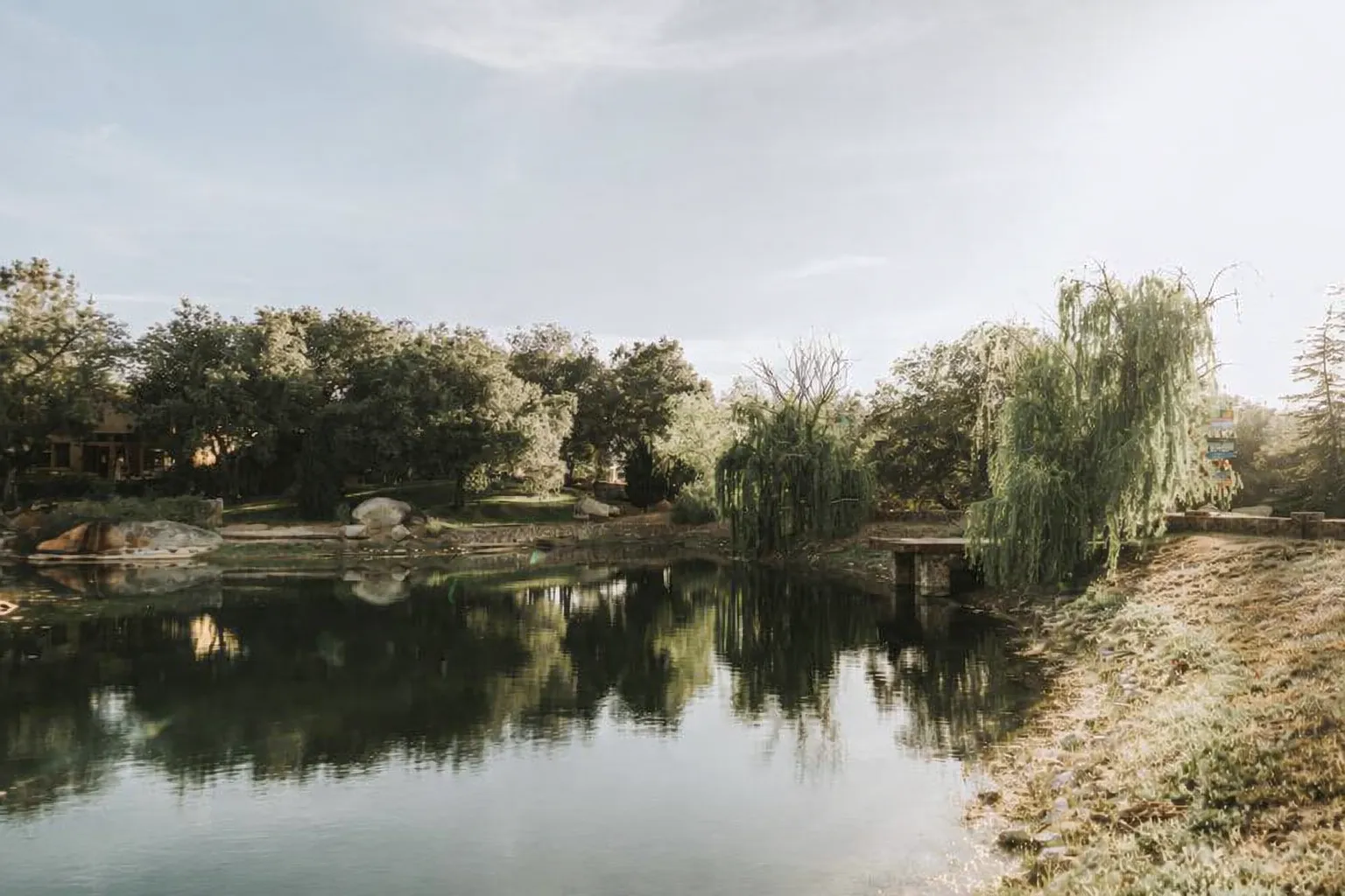 Milagro Farms scenic lake perspective