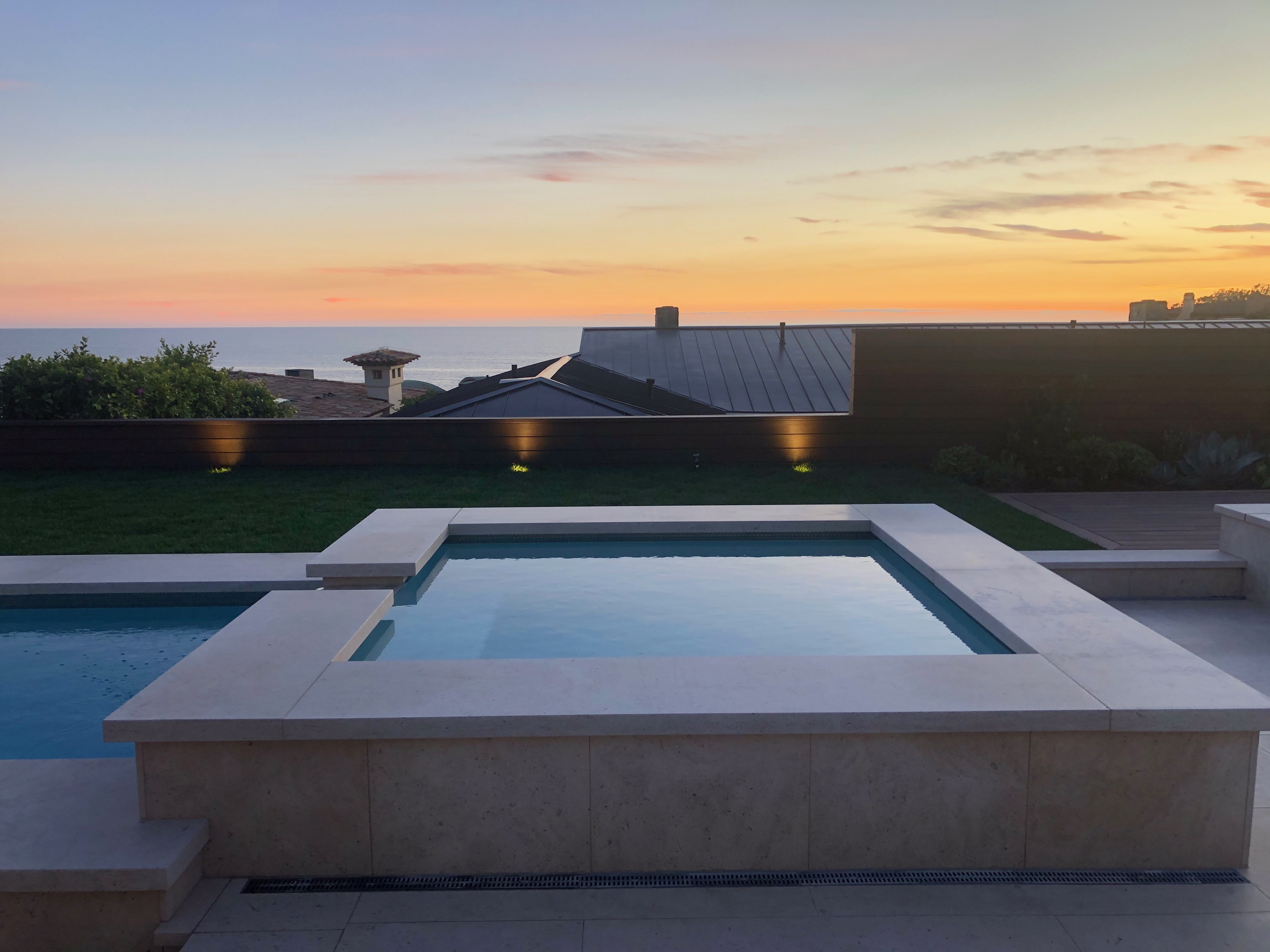 Modern Oasis contemporary landscape in Laguna Beach